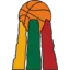 Lithuania Basketball badge